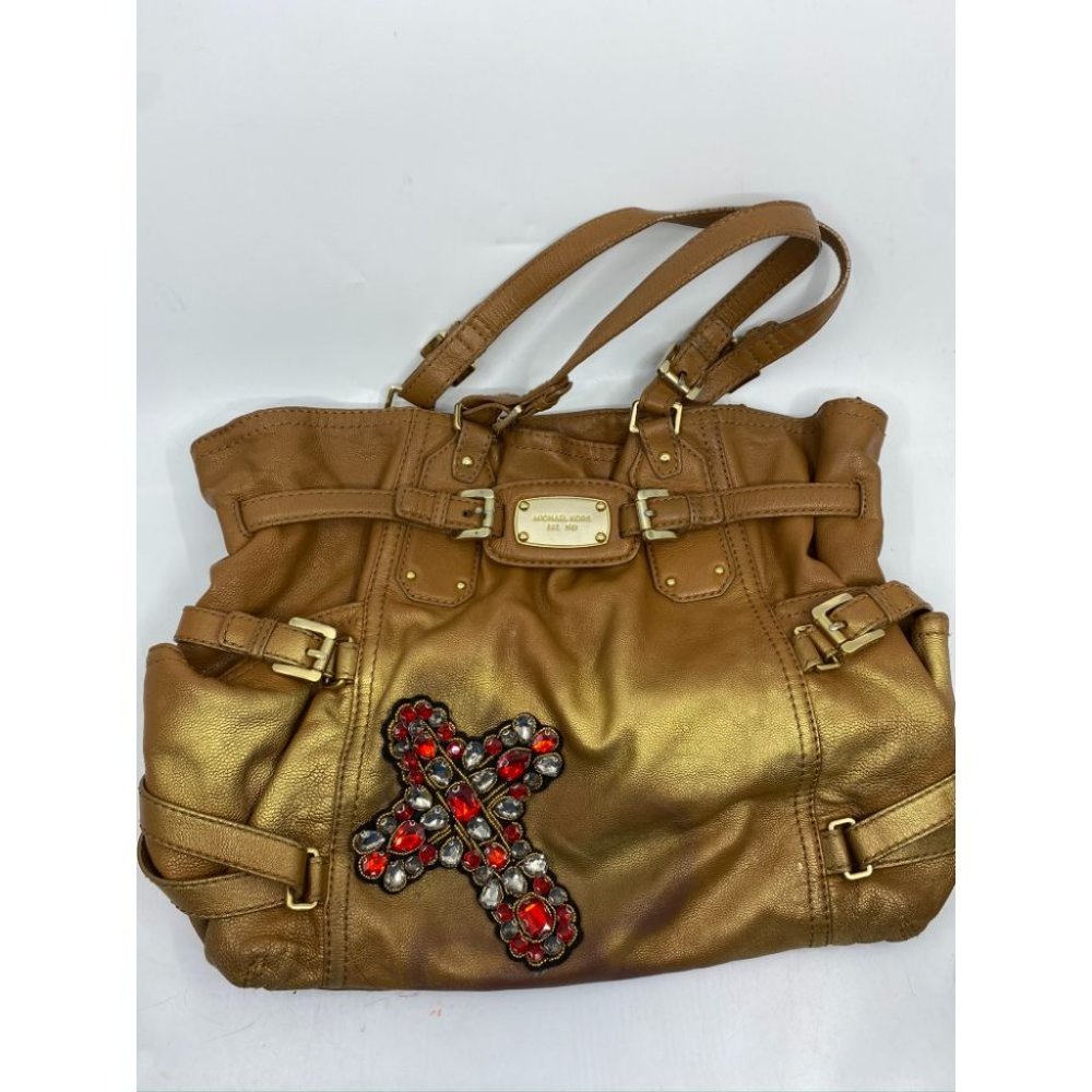 MICHAEL KORS Large leather Tote Bag customized - Picture 5 of 14